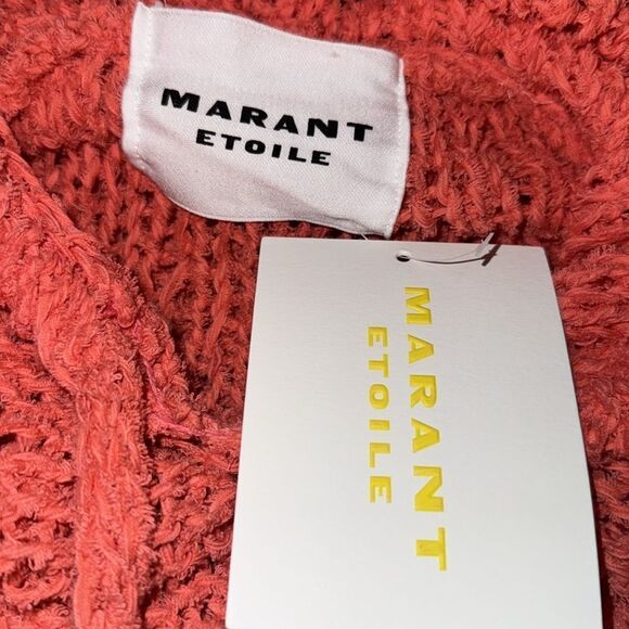 NWT Marant ÉTOILE Loose Knot Hoodie Sweater Coral XL / Fr 44 - Picture 10 of 13
